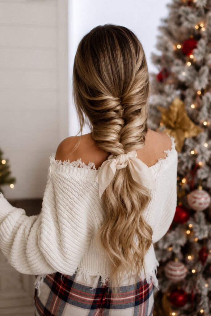 Rope Twist Low Ponytail