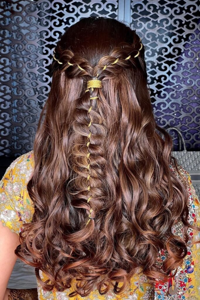 S-Wave with Gold Ribbon Braid