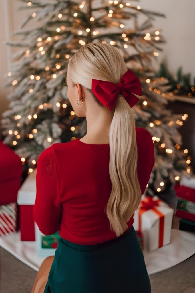 Satin Low Ponytail