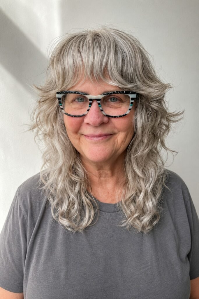 Shag With Bottleneck Bangs