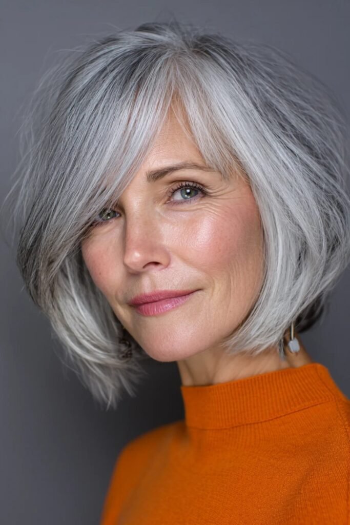 Side-Swept Bangs