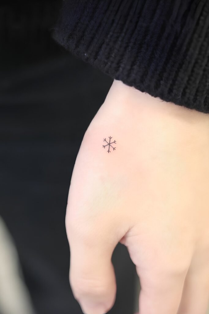 Single-Line Snowflake