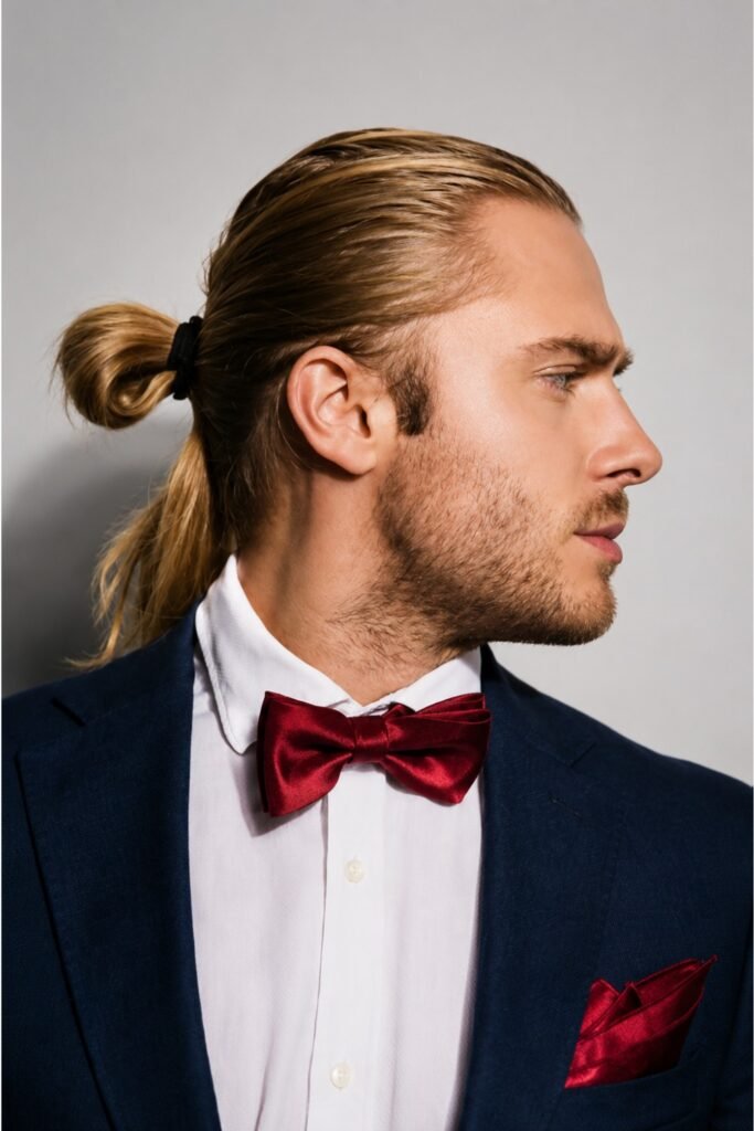 Sleek Low Man Bun