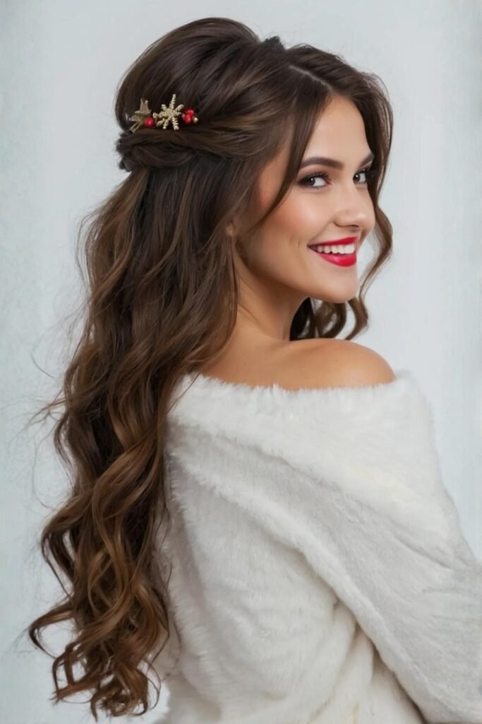 Soft Side-Swept Half-Up