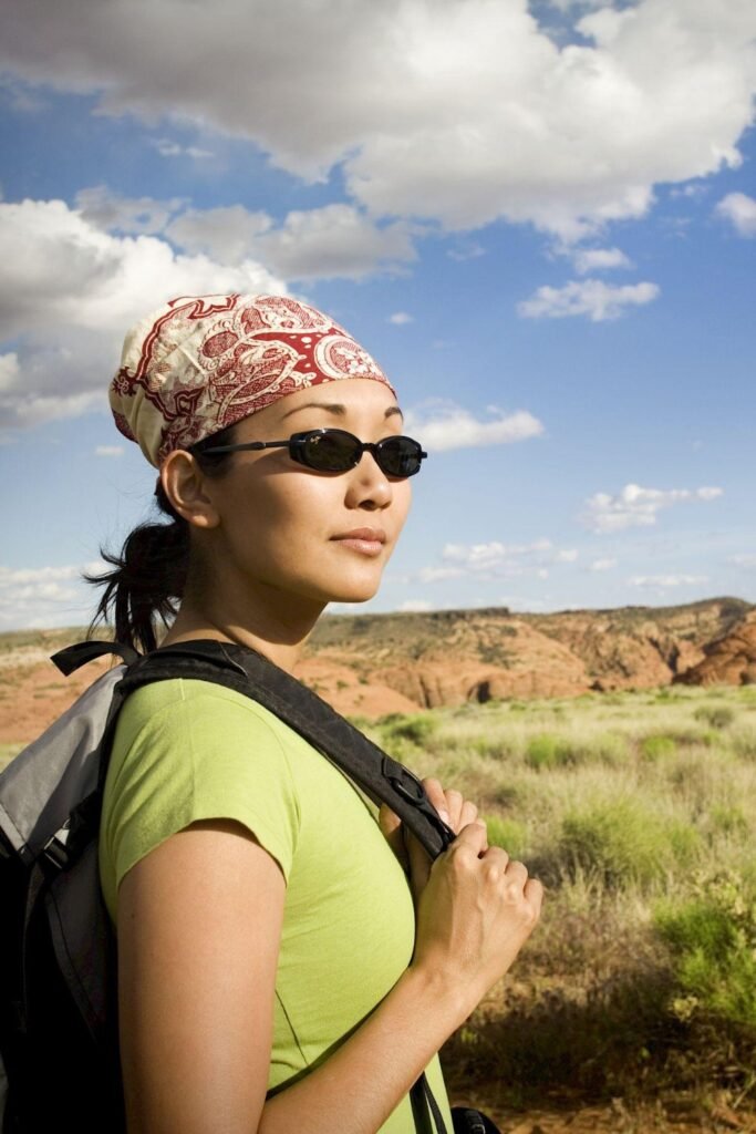 Bandana or Buff Over a Contained Style