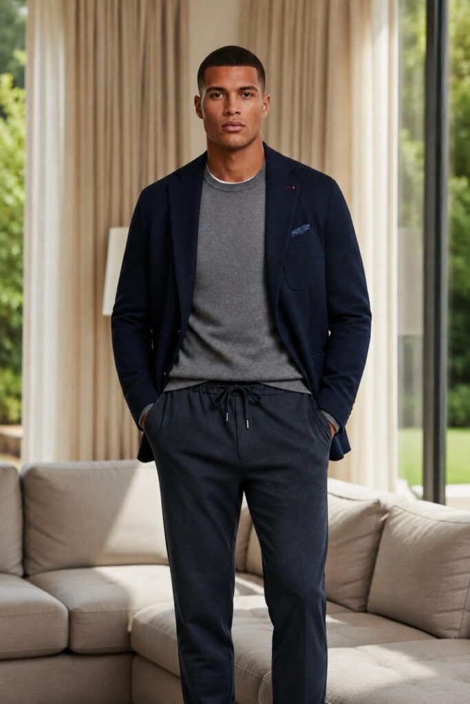 Blazer Over a Knit