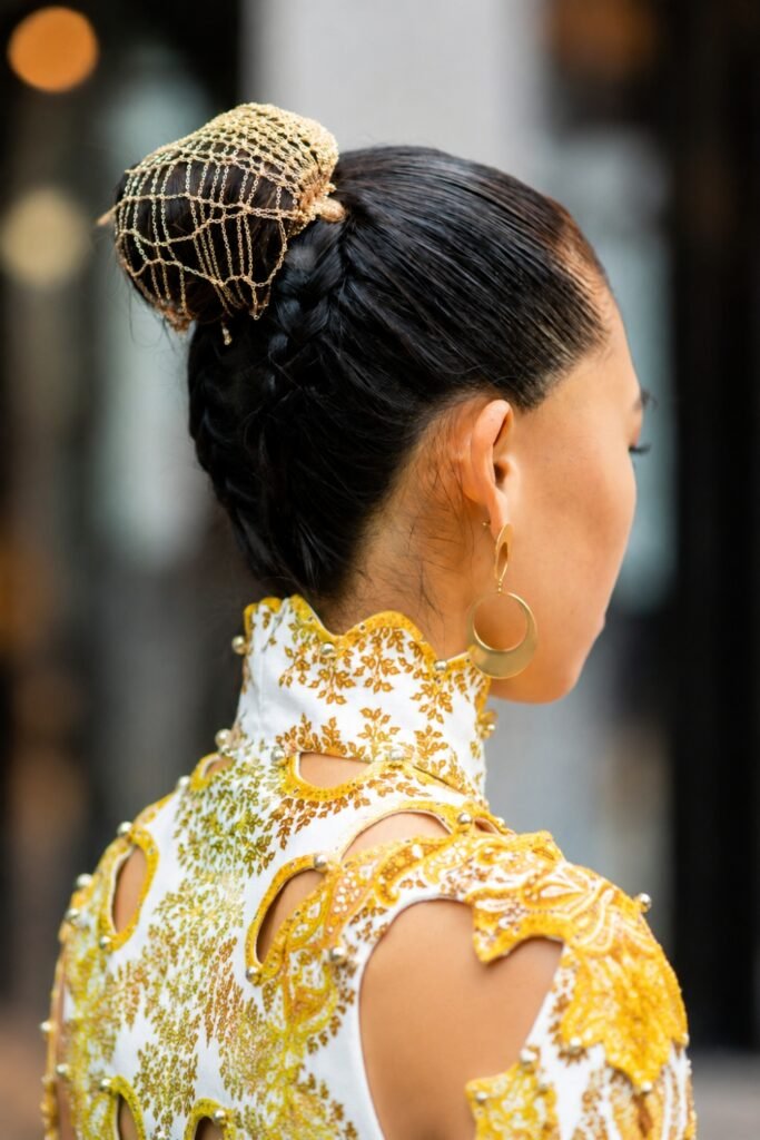 Braids Under a Hair Net
