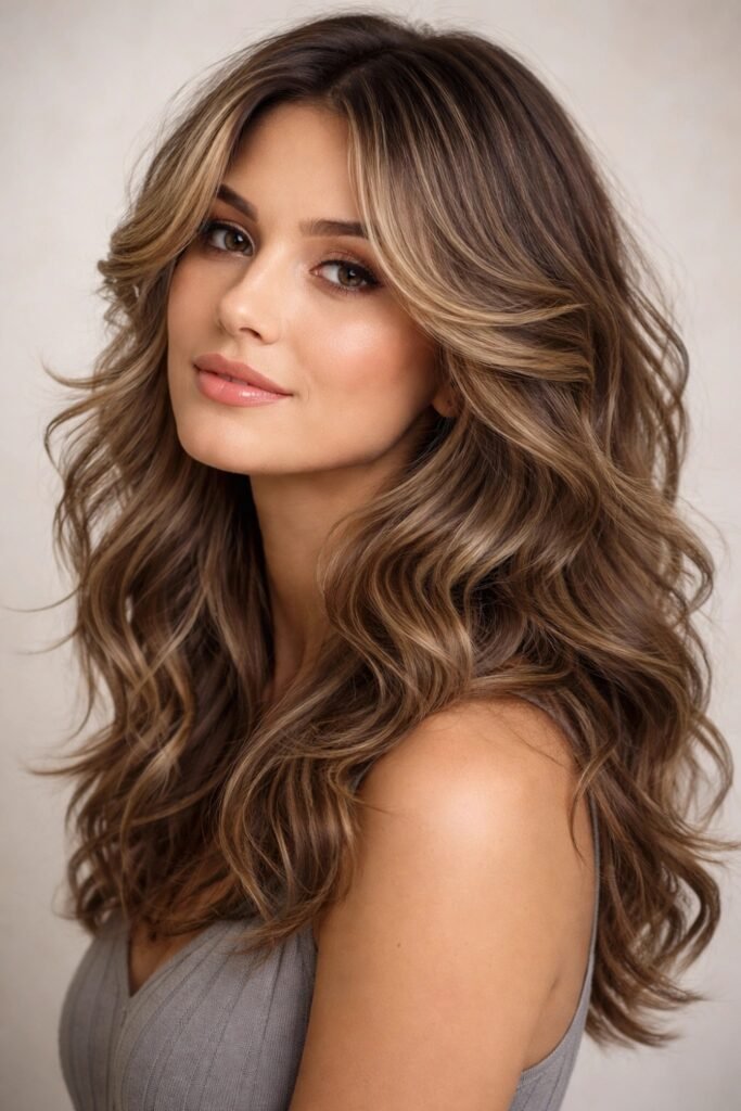 Butterfly Cut on Wavy Hair