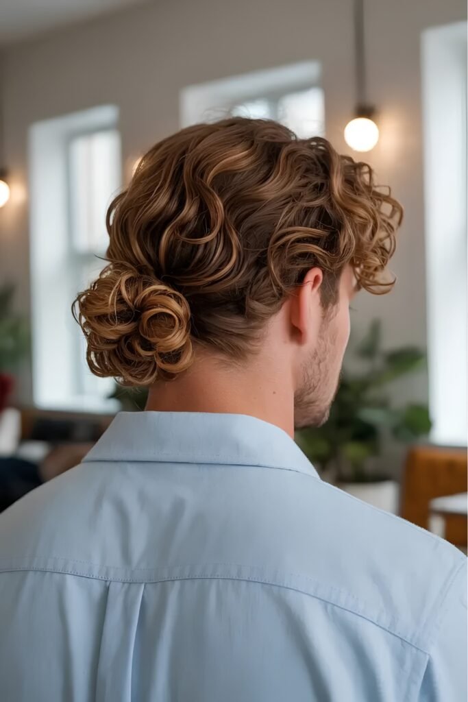 Curls Tied Back