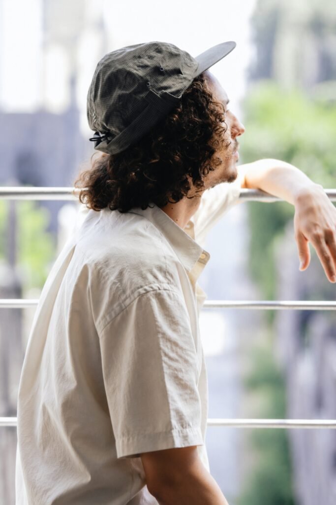 Curls Under a Hat
