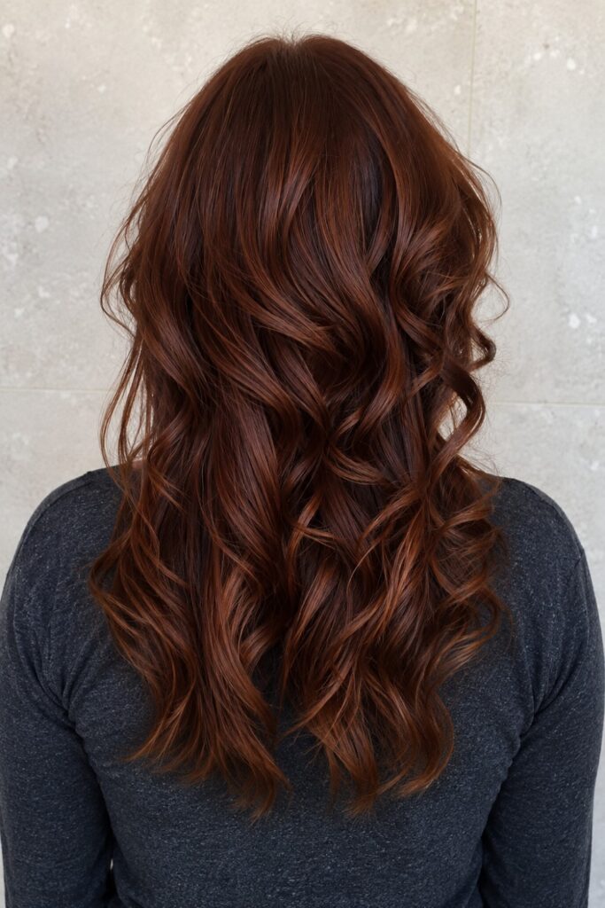 Dark auburn waves