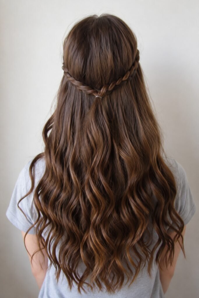 Half-Up With Side Braids