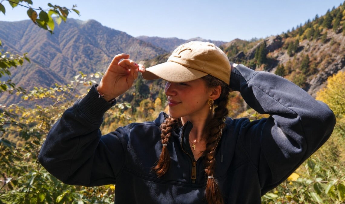 Hiking Hairstyles With a Hat