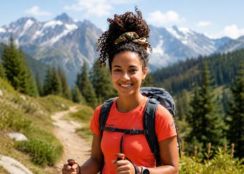 Hiking Hairstyles for Curly Hair