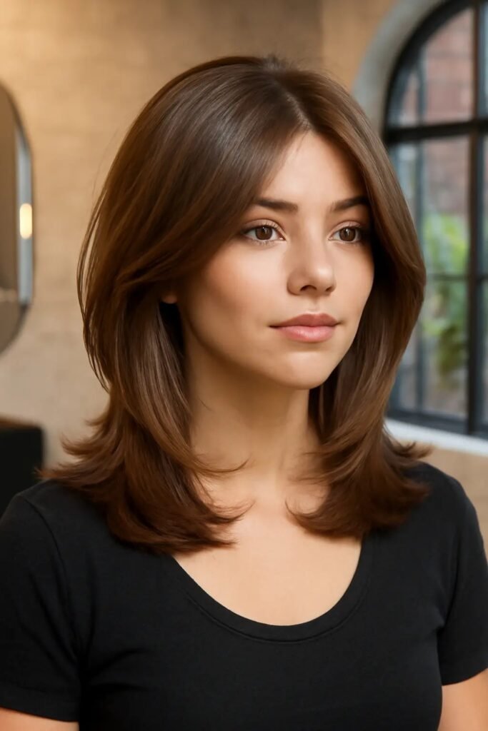 Mid-Length Butterfly Cut