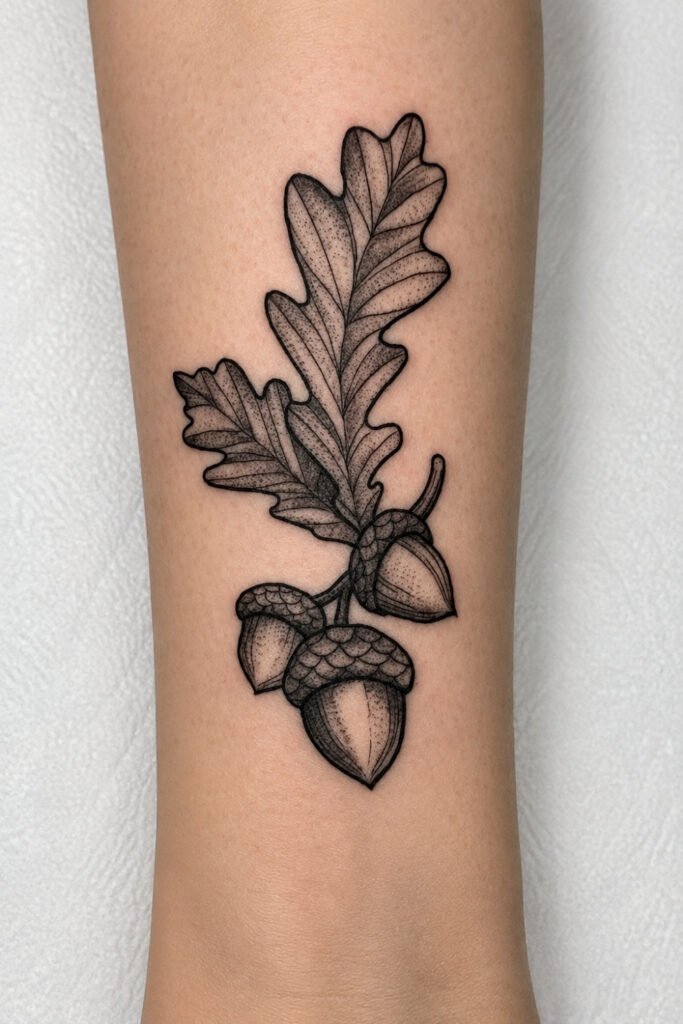 Oak and Acorn