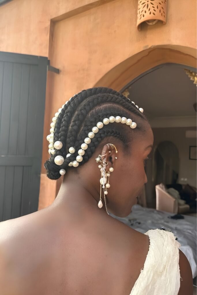 Pearl-Threaded Braids