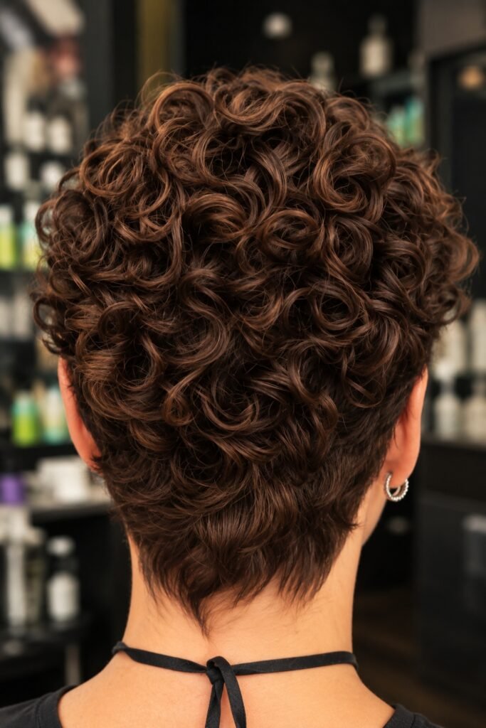 Perm on Short Hair