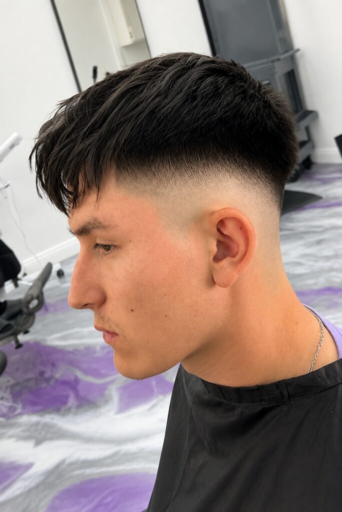 Mid skin fade