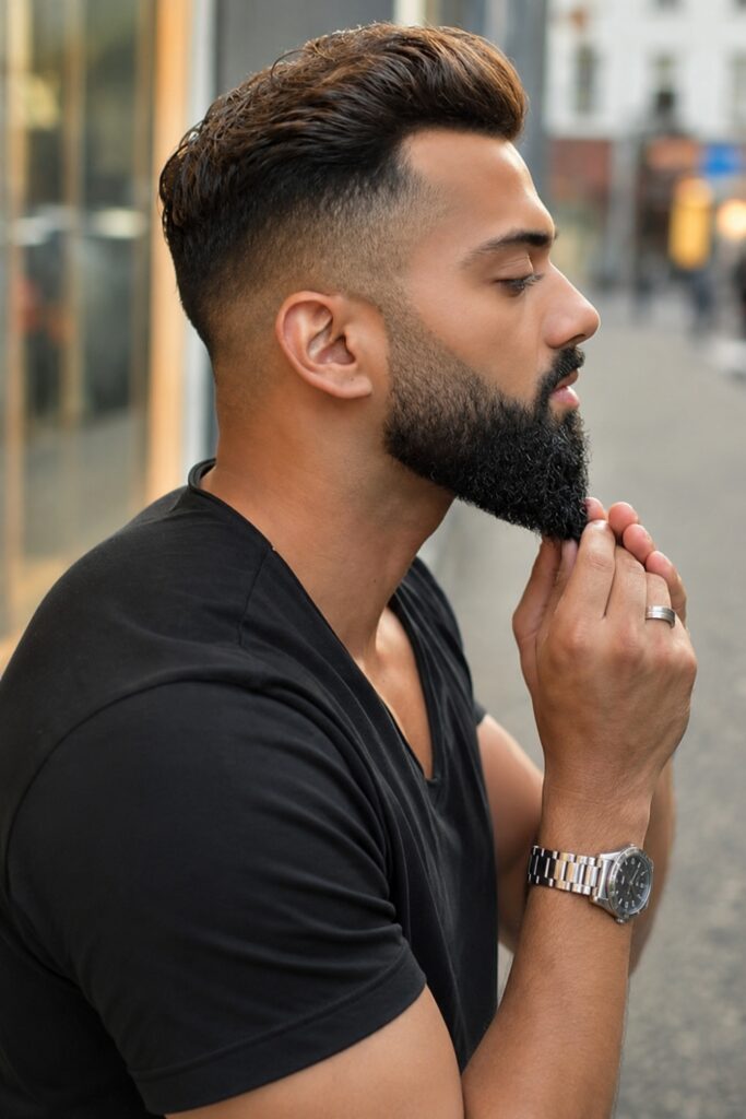 Short ducktail beard