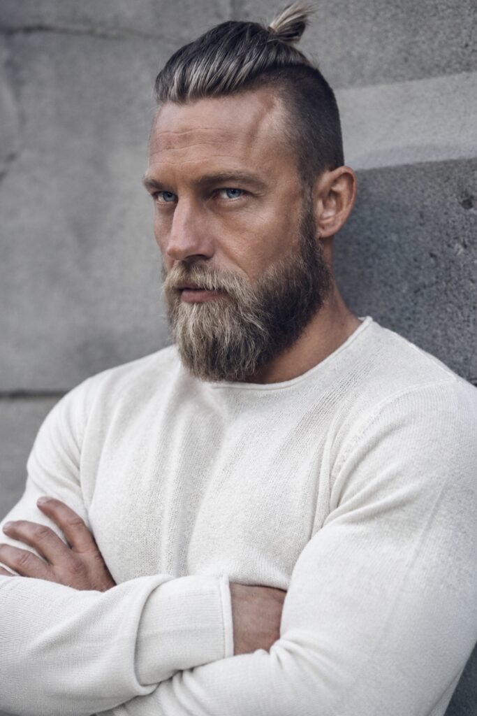 Short Viking-style beard
