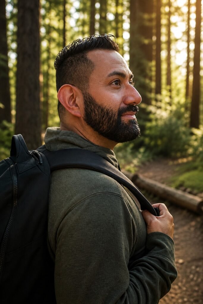 Trimmed Beard With a Defined Neckline