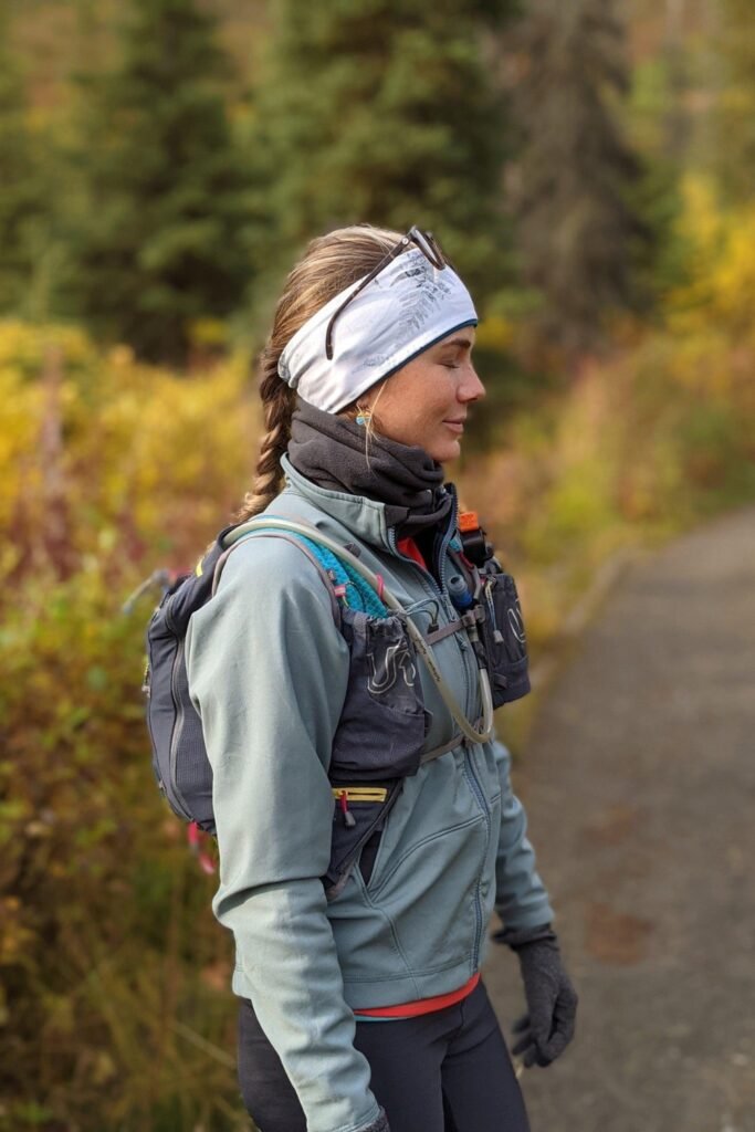 Wide Headband With a Low Style