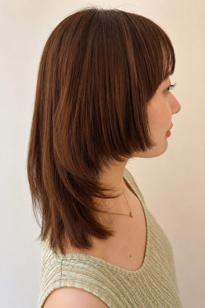 Wolf Cut With Blunt Ends