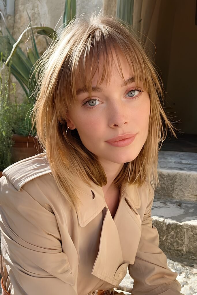 Wolf Cut With Wispy Bangs