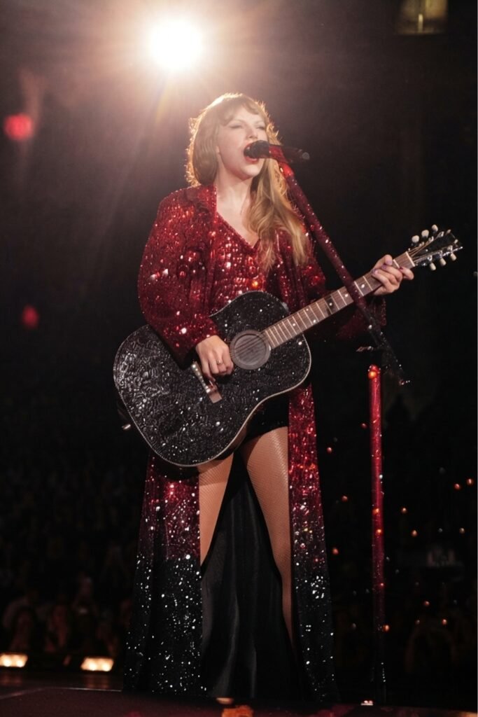 Taylor Swift Eras-inspired outfit: All Too Well Red Scarf Outfit