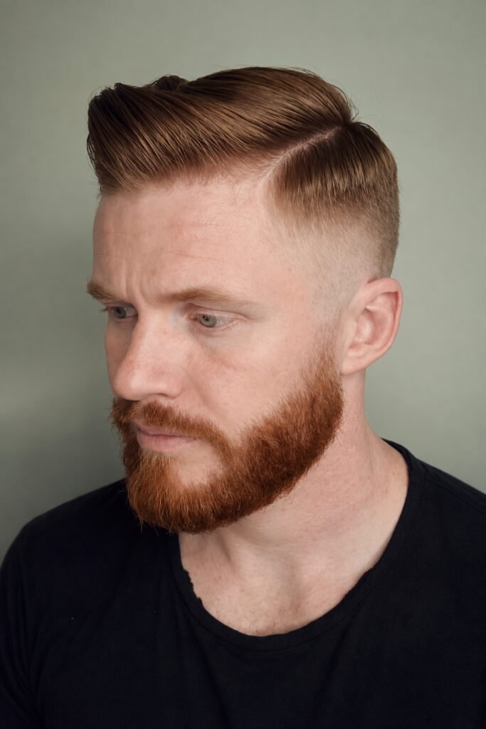 Auburn side part