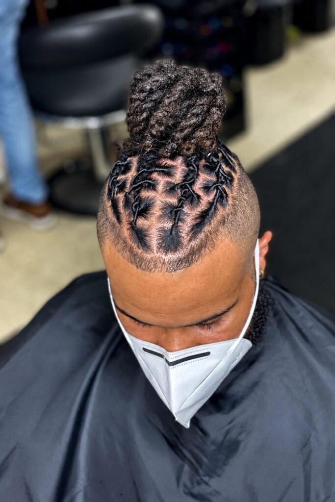 Barrel-twist bun