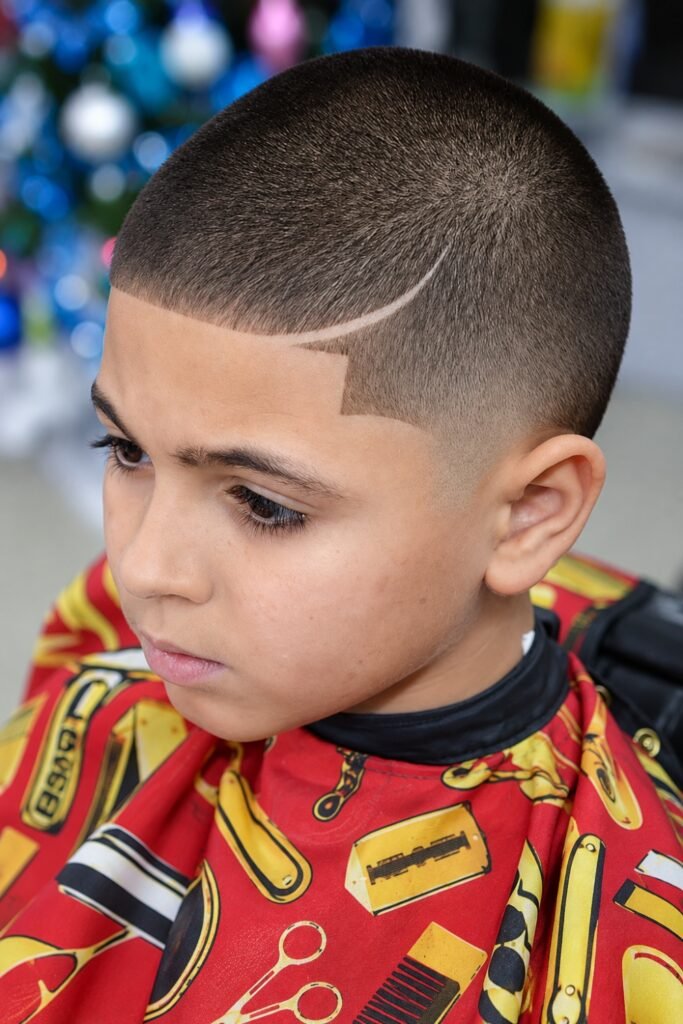 Buzz Cut with Clean Edge-Up
