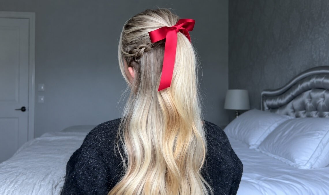 Christmas Half Up Half Down Hairstyles