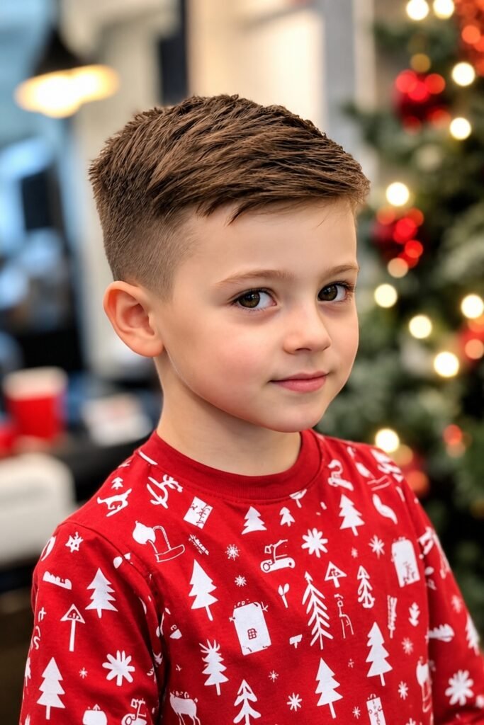 Classic Low Fade with Side Part