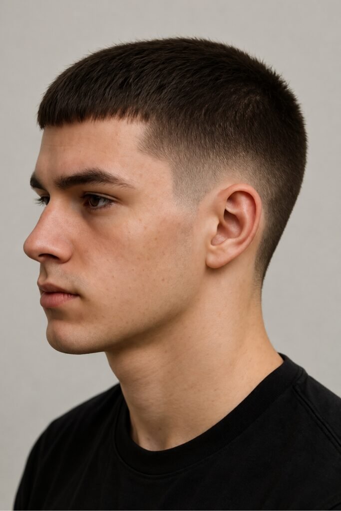 Crew Cut With Low Taper