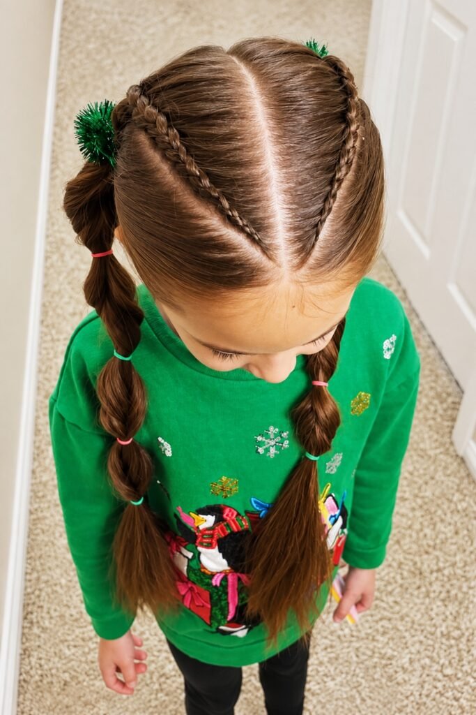 Double Dutch Braid Pigtails