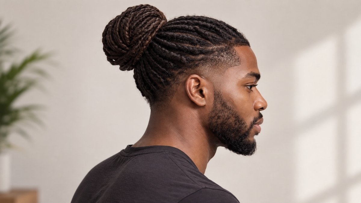 Dread Bun Hairstyles for Men
