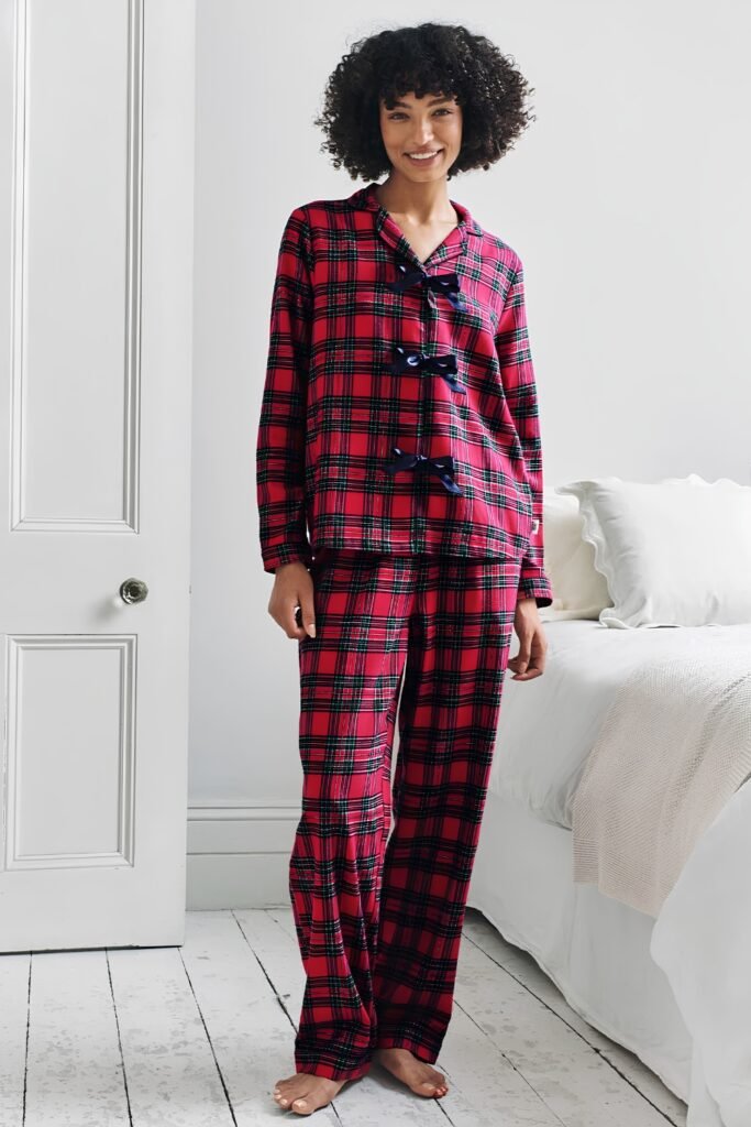 Elevated Tartan Pajama Set