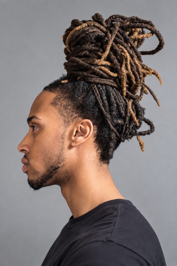 Freeform loc bun