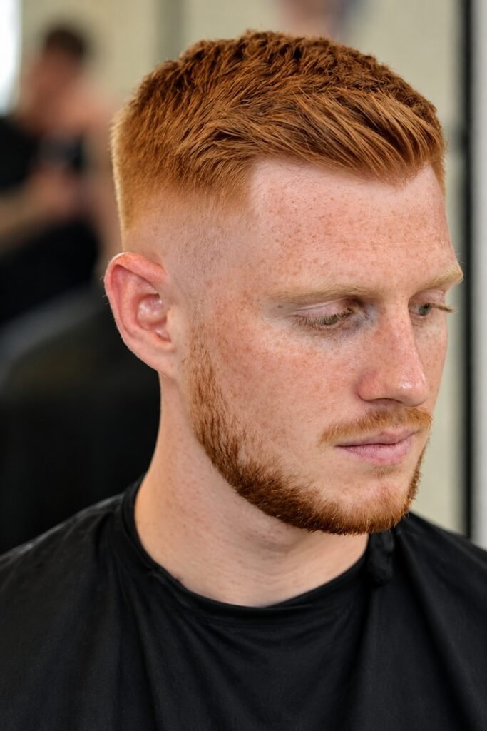 Ginger crew cut