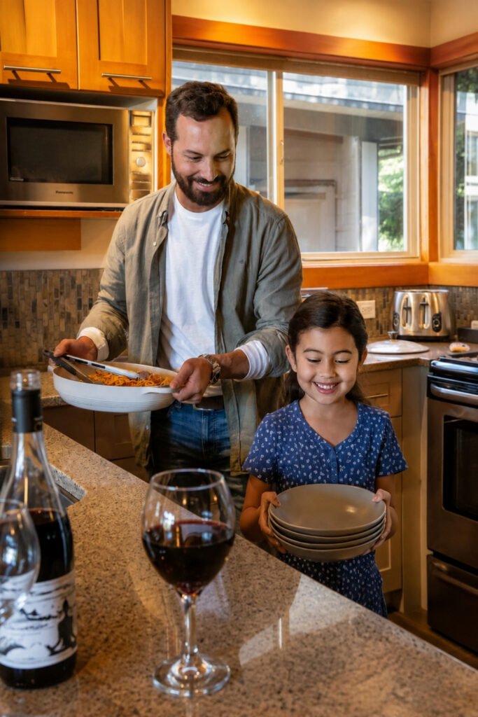 Helping in the Kitchen