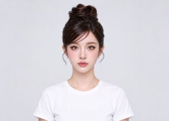 Korean Bun Hairstyles for Women