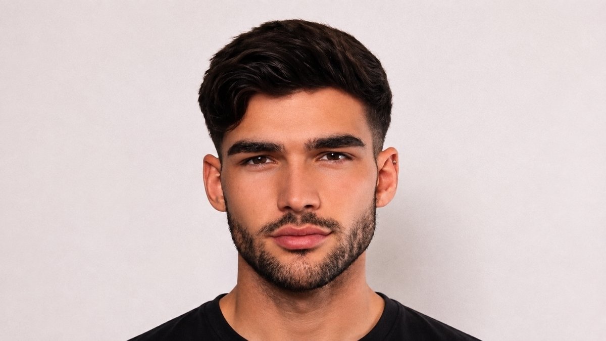 Men’s Hairstyles for Thick Eyebrows