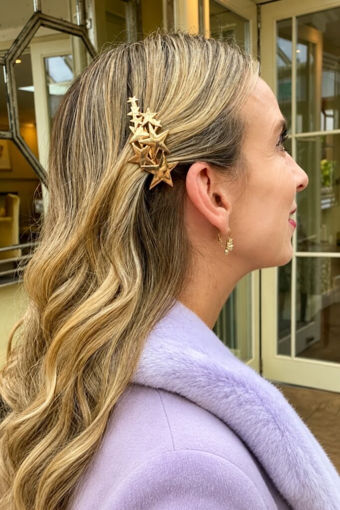Metallic Gold Barrette