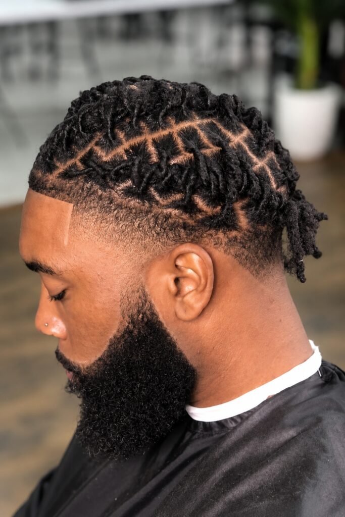 Short tapered dreads
