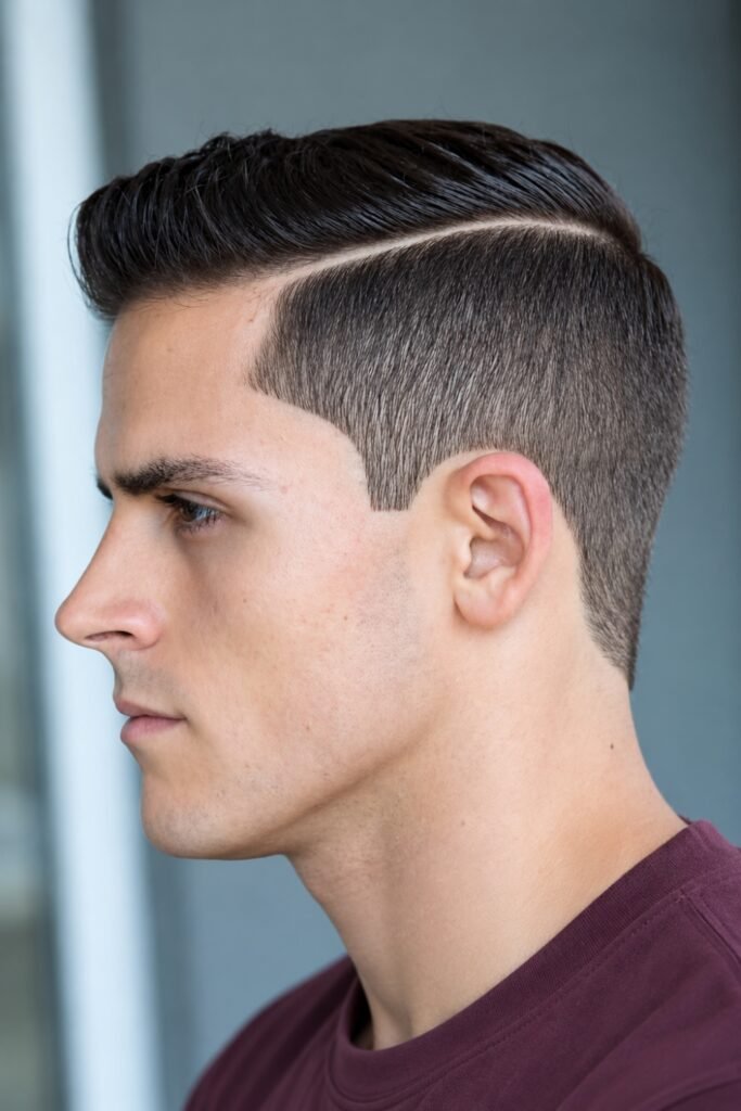 Side Part With Classic Taper