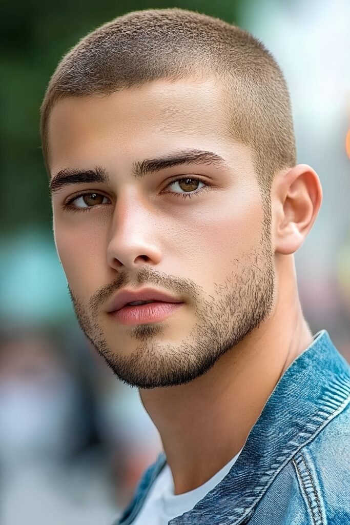 Soft buzz cut