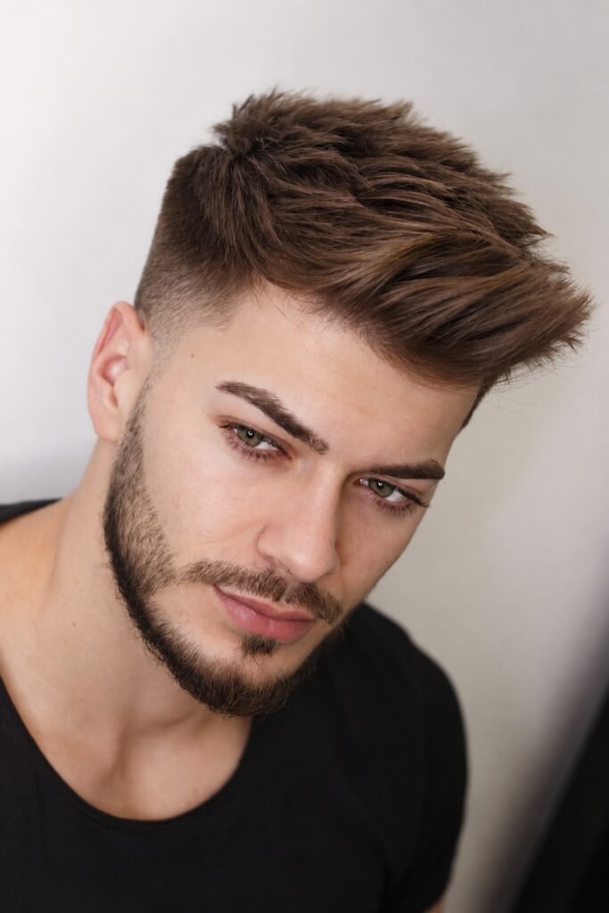 Textured quiff