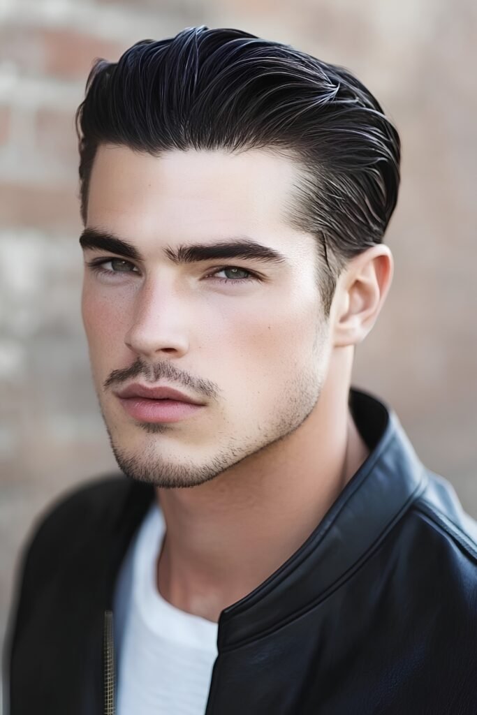 Textured slick back